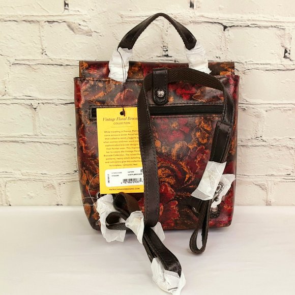 'PATRICIA NASH' 'VATONI'  BAG CONVERTIBLE LEATHER BACKPACK - Picture 7 of 16